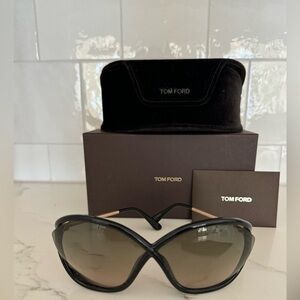 Tom Ford Black and Gold Sunglasses